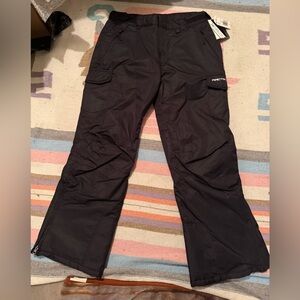 NWT Arctix Snow Ski Pants Mens large Black Insulated Snowboard Snowmobile